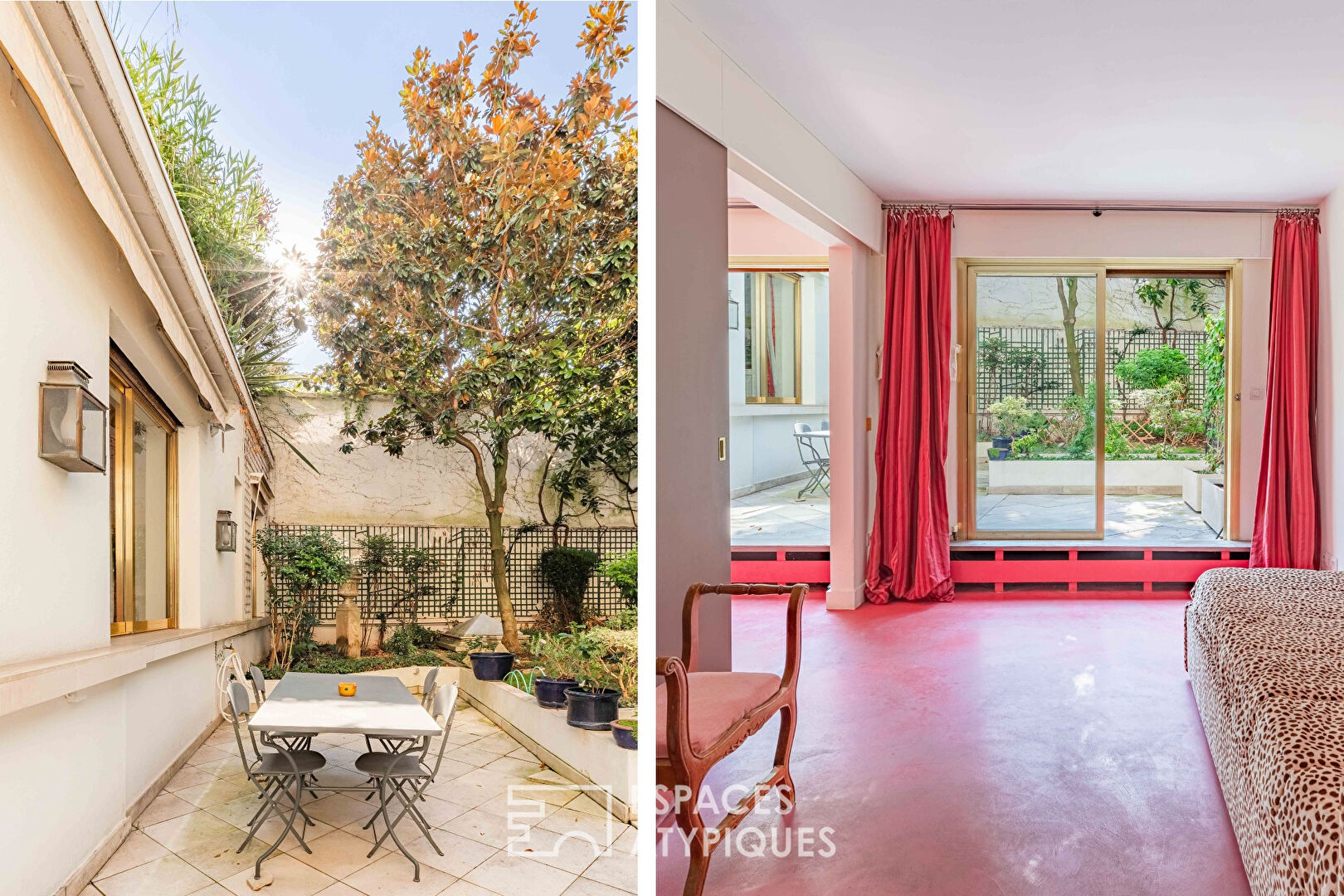 Double appartement avec terrasse et jardin – Quartier Chaillot