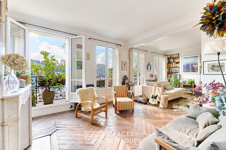 Duplex familial bohème chic avec balcon - Montmartre-Anvers