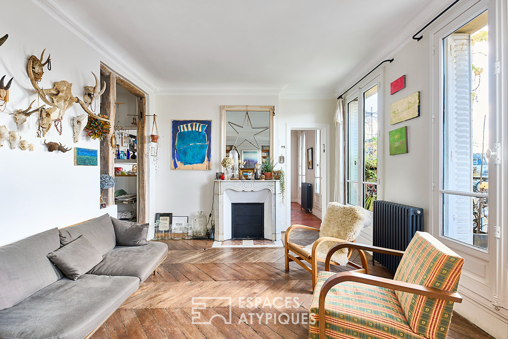 Bohemian chic family duplex with balcony – Montmartre-Anvers