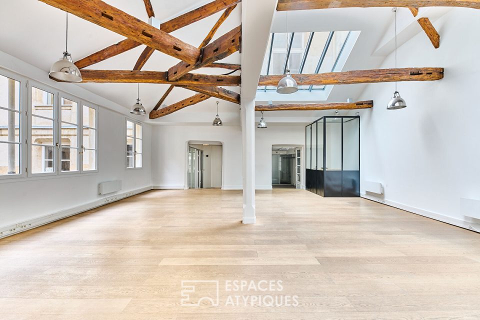 Appartement loft d'exception avec verrière à repenser ? Châtelet-Louvre-Rivoli