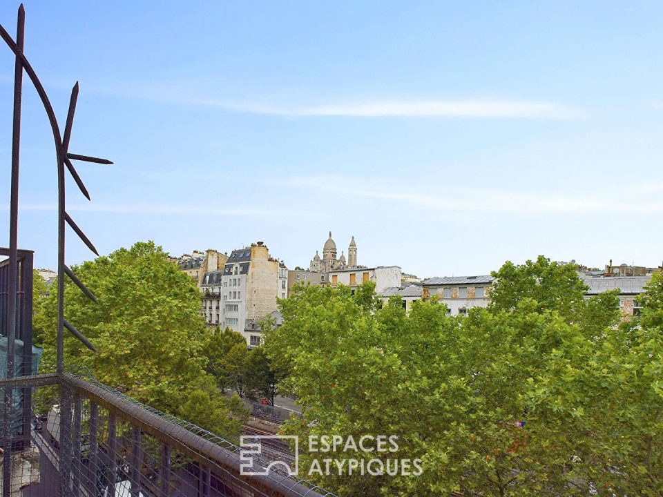 Appartement avec balcon et vue Sacré Coeur