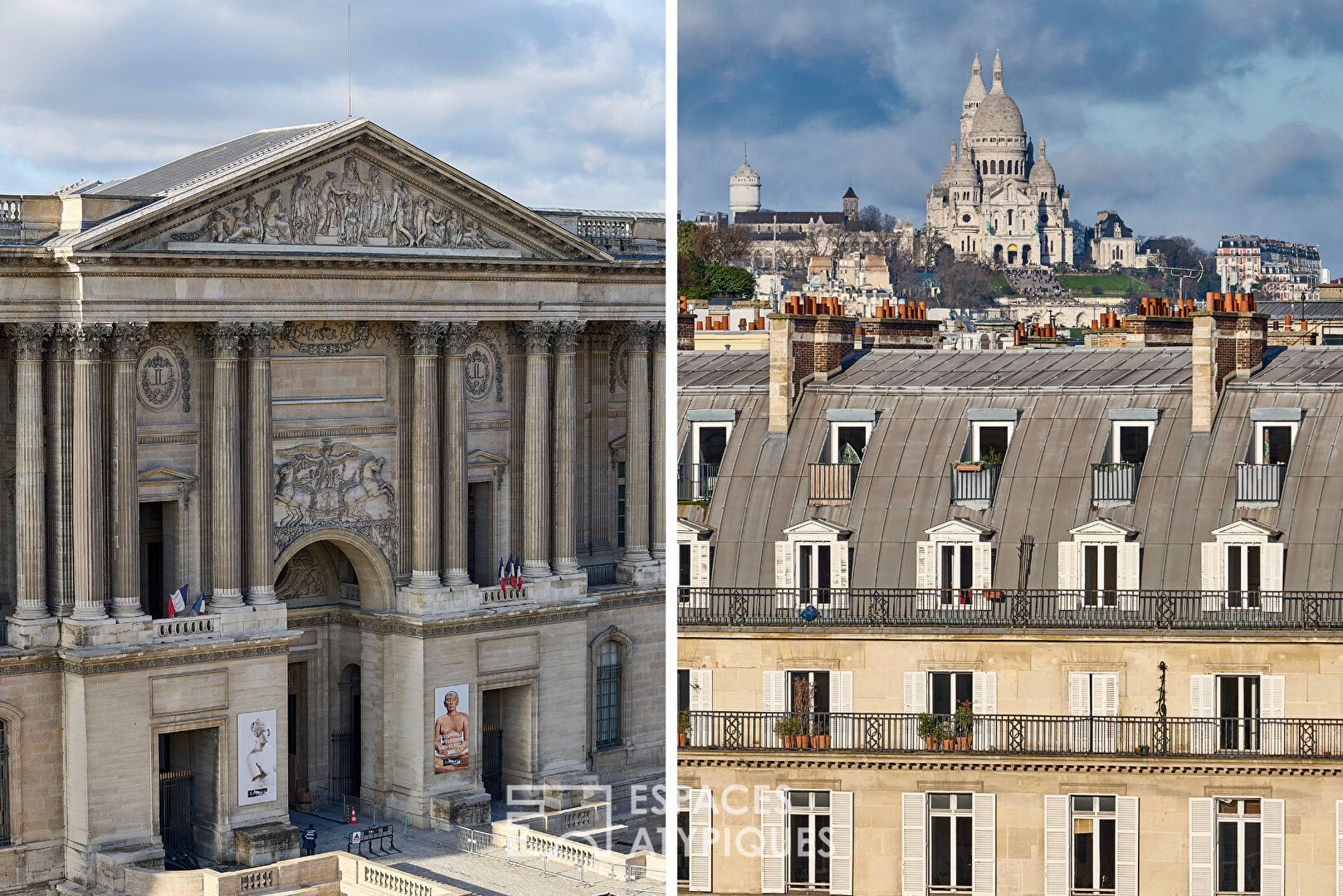 Luxueux dernier étage au coeur de Paris avec vues imprenables sur ses monuments