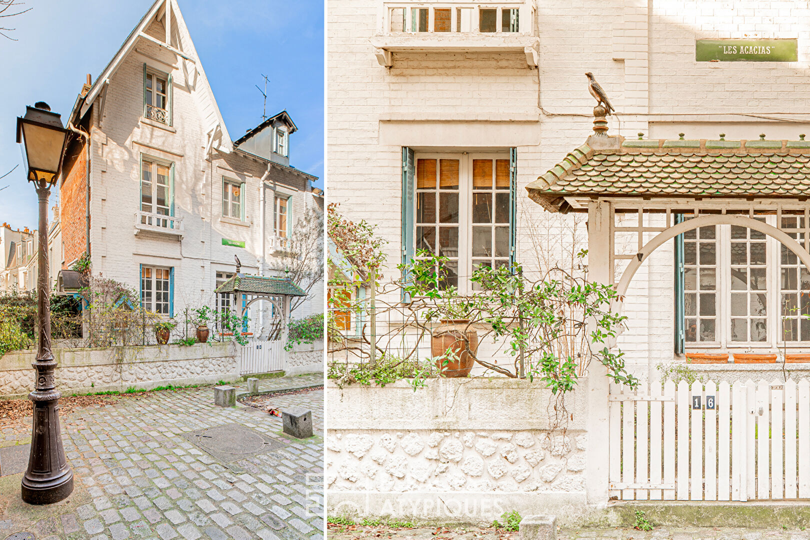 Maison années 30 au style anglo-normand à Montmartre