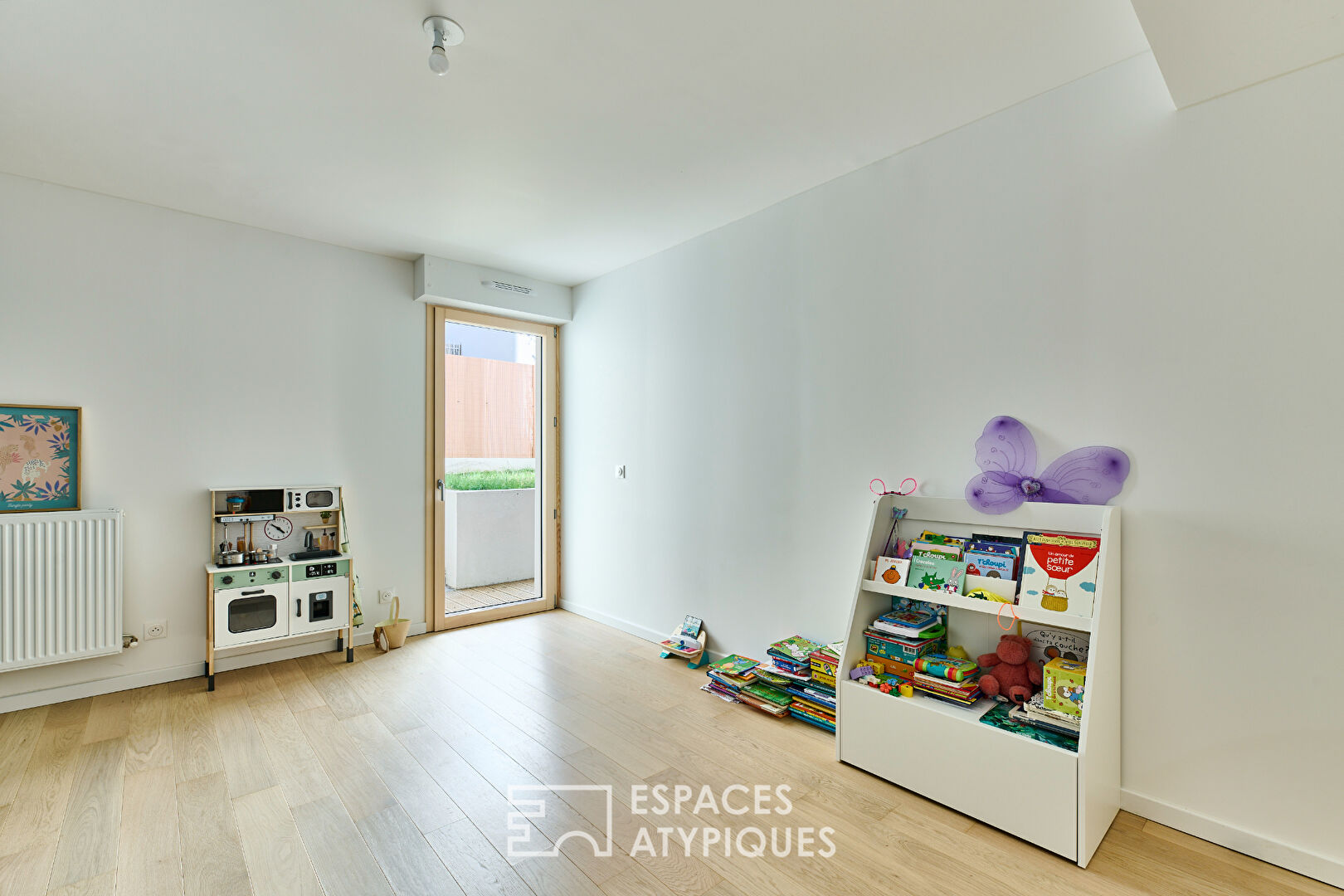 Duplex avec balcon, terrasse et jardin proche Halle Pajol