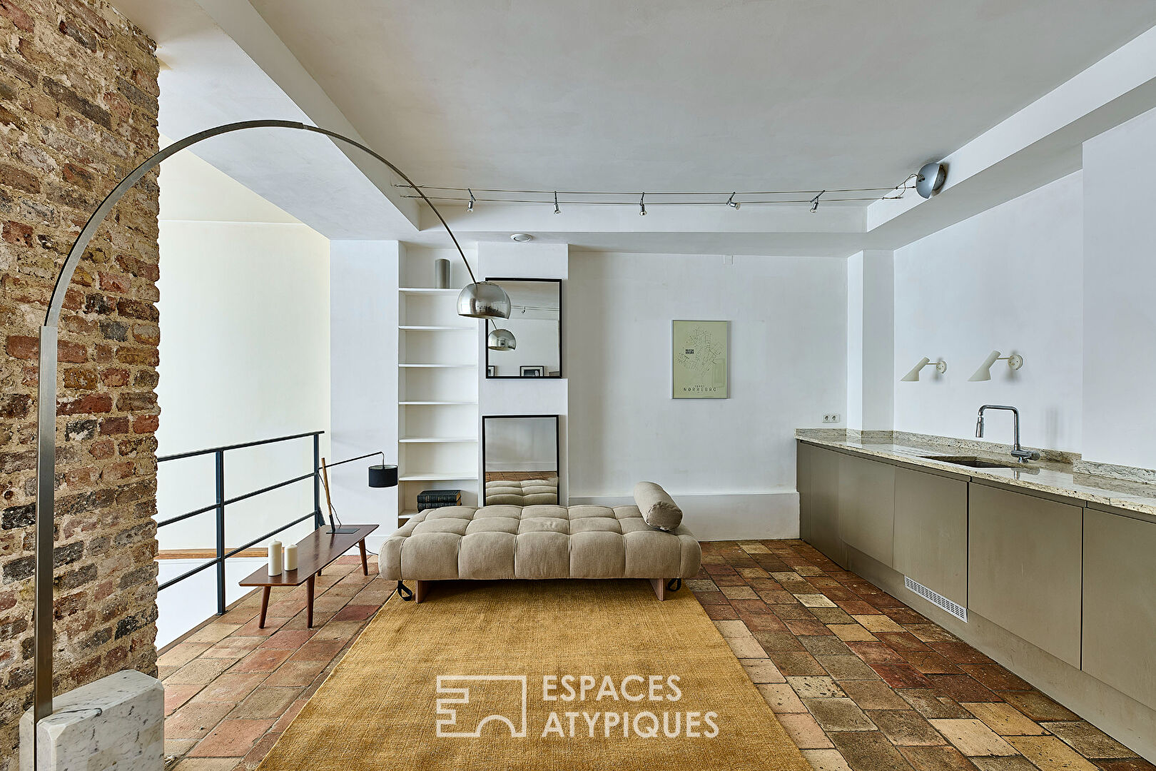 Duplex esprit loft – Lamarck-Caulaincourt – Montmartre