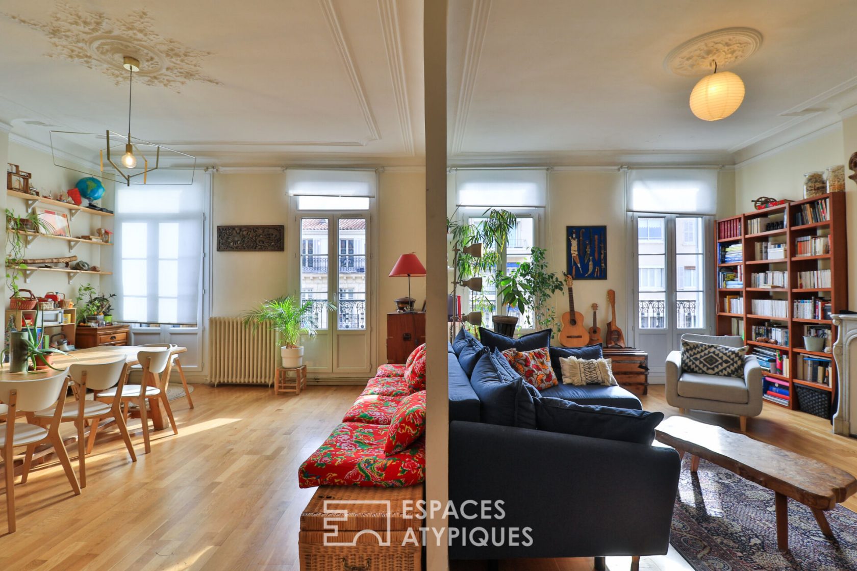 Haussmannian chic and bohemian in the upper city