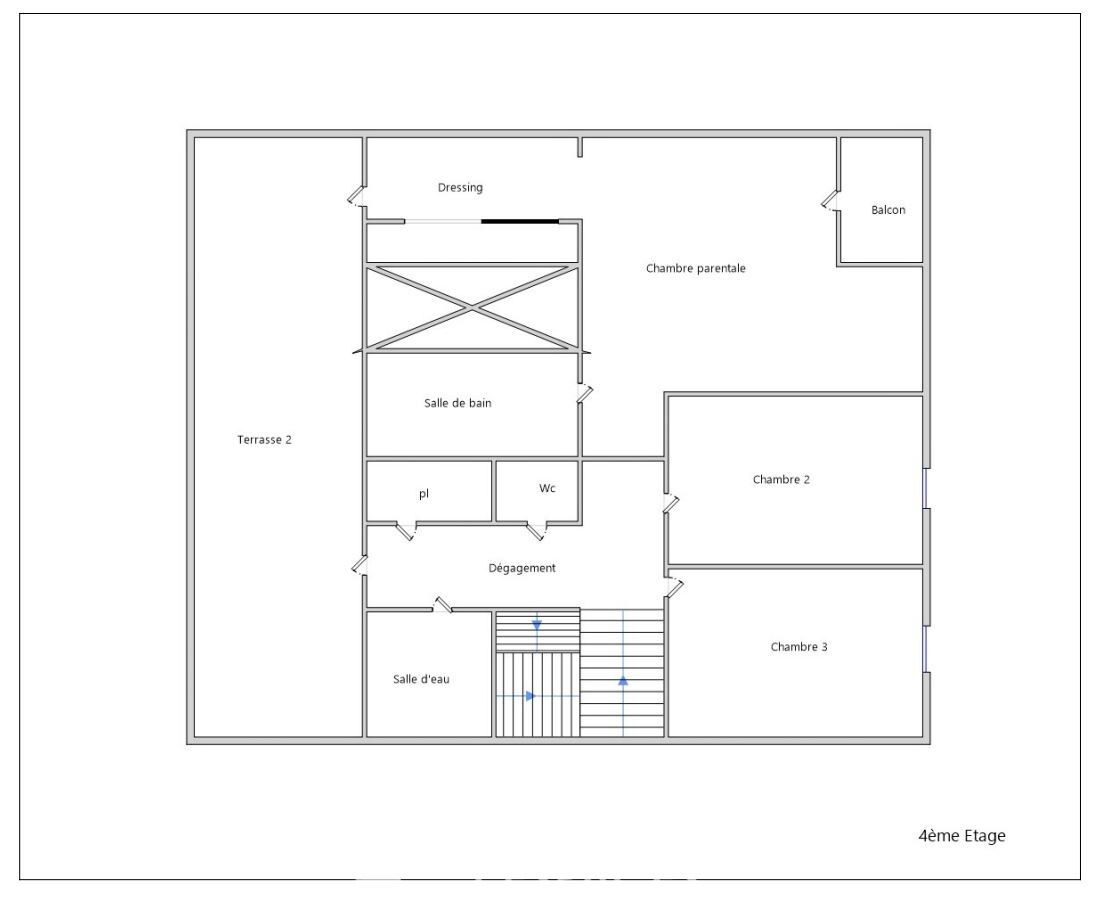 Duplex close to the city center of Hyères