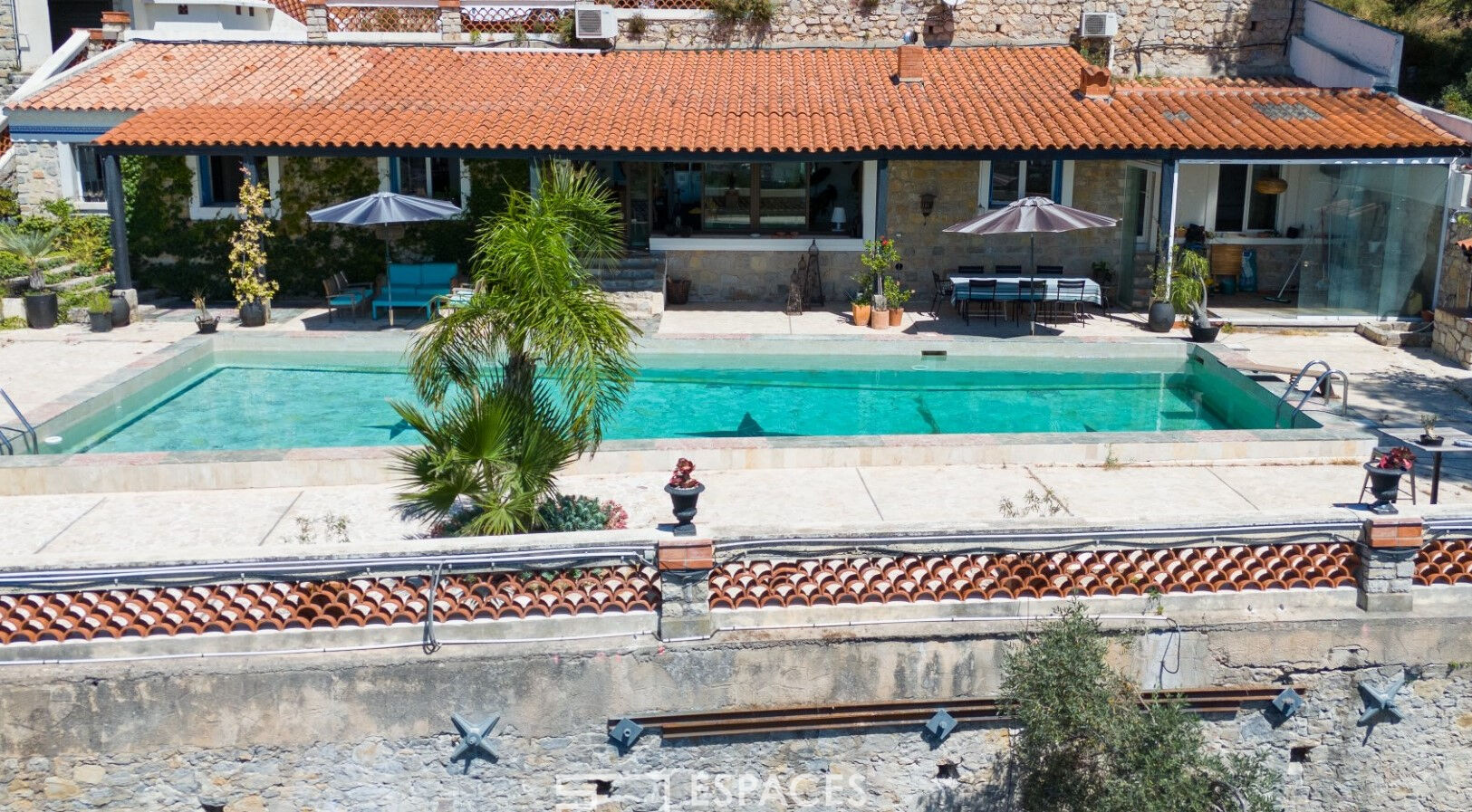 Villa de plain-pied et sa vue mer à Toulon