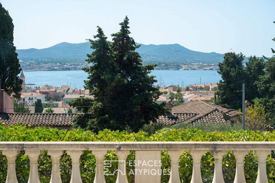 Villa provençale avec vue mer et accès à pied au village de Sanary