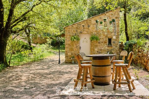 Singular house and its unusual outbuildings