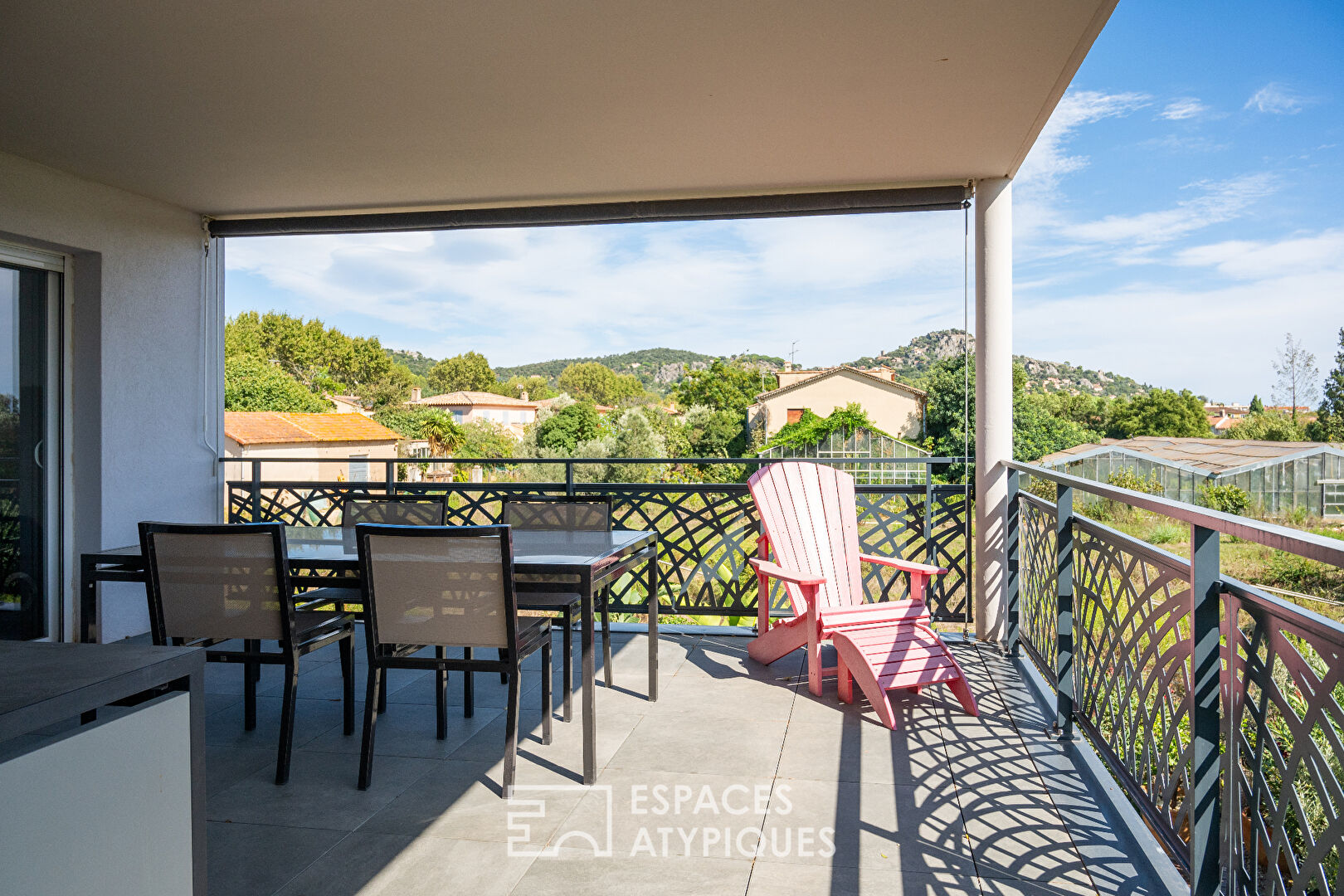 Appartement moderne avec sa terrasse vue nature