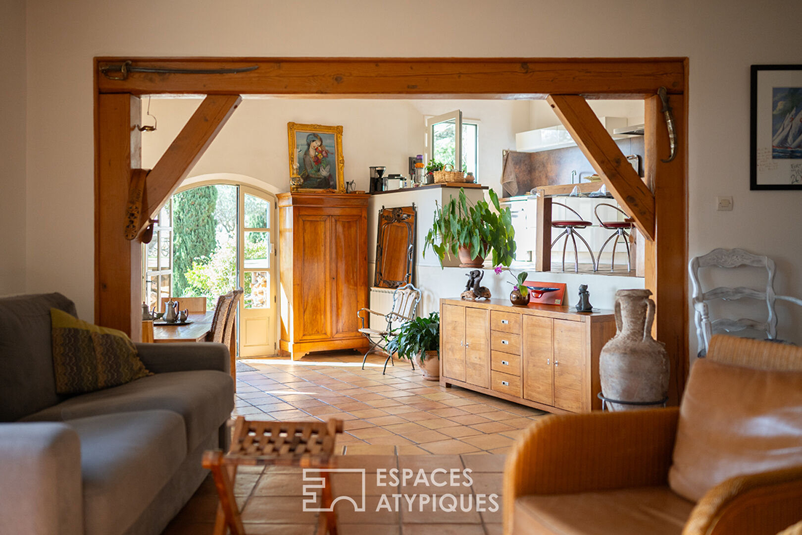 Provencal Sheepfold with Panoramic View and Wooded Park