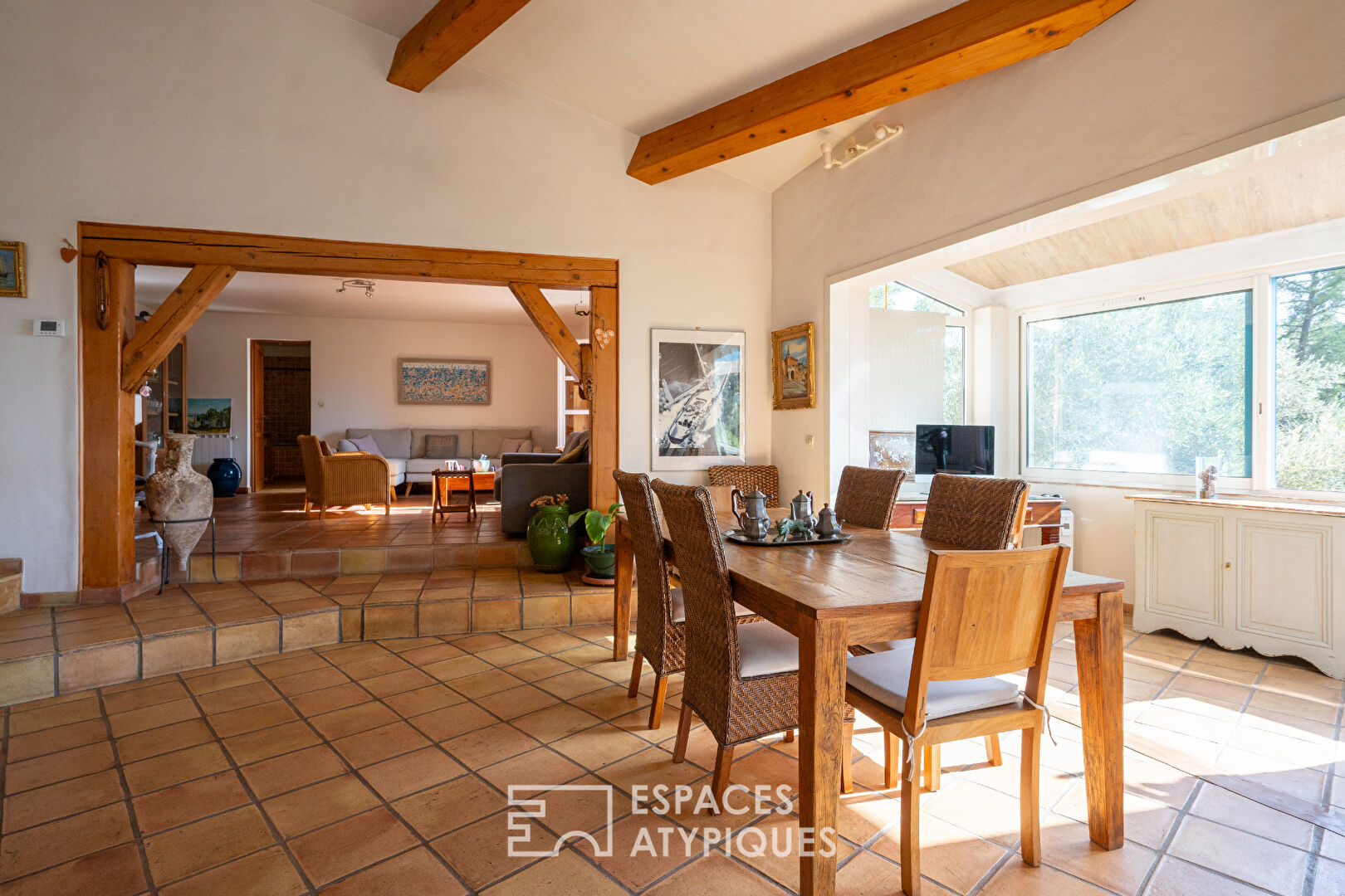 Provencal Sheepfold with Panoramic View and Wooded Park