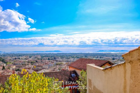 Vue mer, maison historique d’exception entièrement rénovée au coeur de la ville