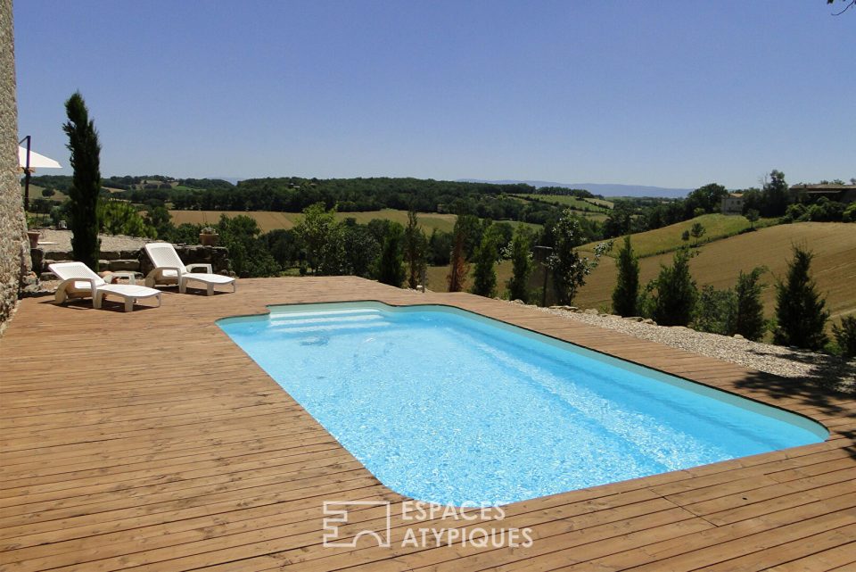 Belle propriété avec piscine et vue imprenable