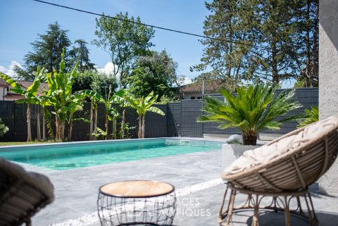 Maison contemporaine avec piscine proche du centre ville