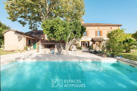 Bâtisse de caractère avec piscine aux portes d’Albi