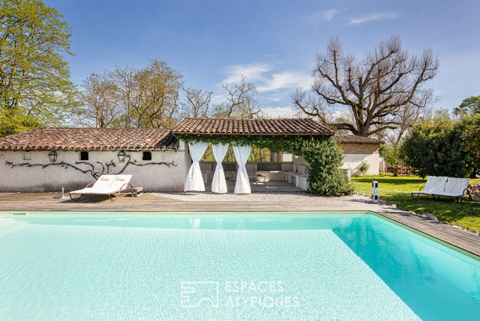 Domaine de charme avec piscine sur l'axe Toulouse/Albi