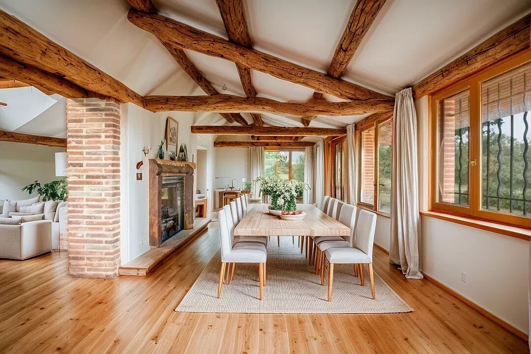 Maison de caractère avec vue sur la campagne