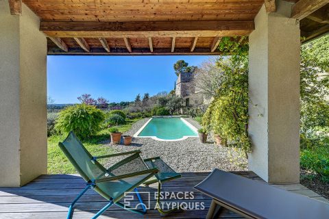 Uzès: a house with a breathtaking view of nature