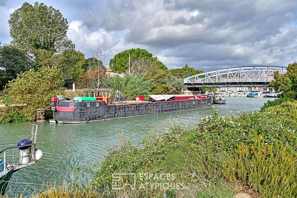 Magnifique péniche Freycinet rénovée