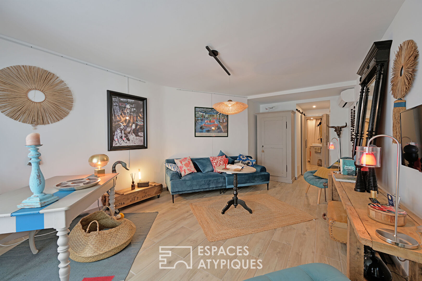 Ravissant appartement 3 pièces rénové, avec extérieur