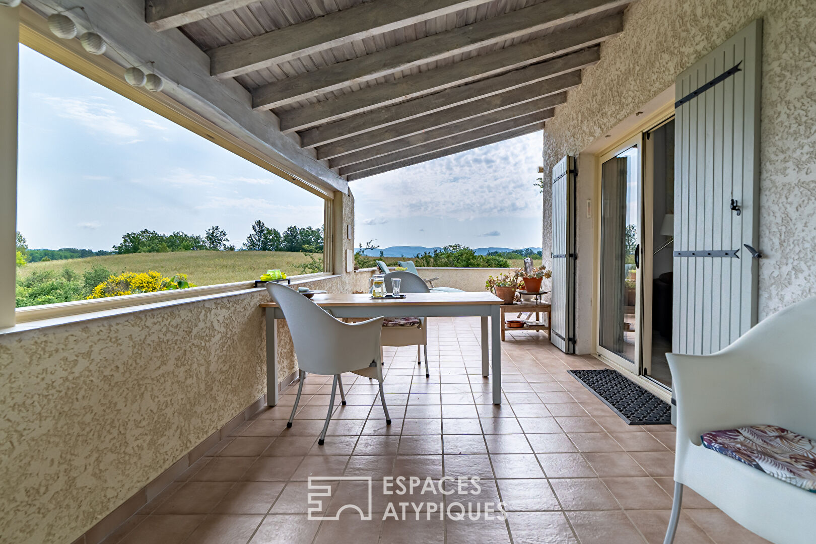 Villa avec vue dominante à Saint Ambroix