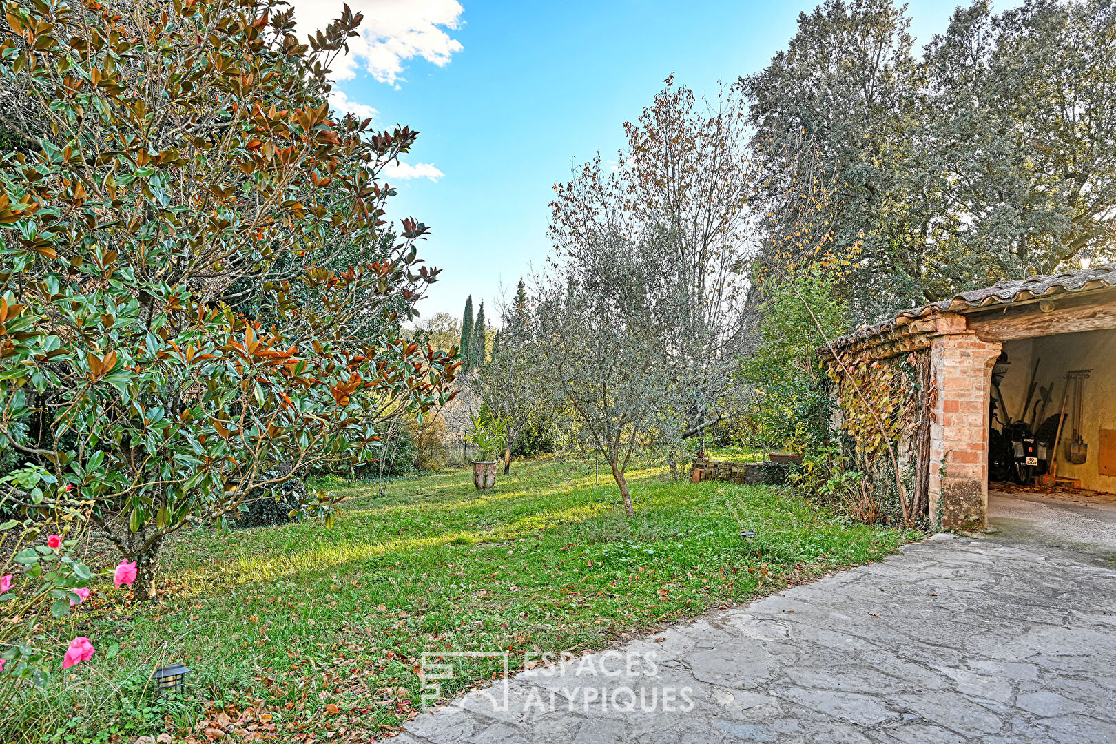 Elégante magnanerie 19ème avec jardin proche Anduze