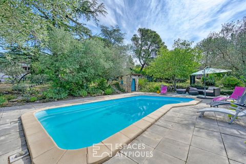 Belle maison d’artiste avec jardin et piscine