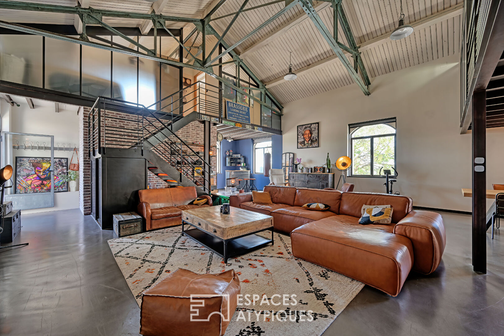 Large duplex loft with a rooftop villa feel