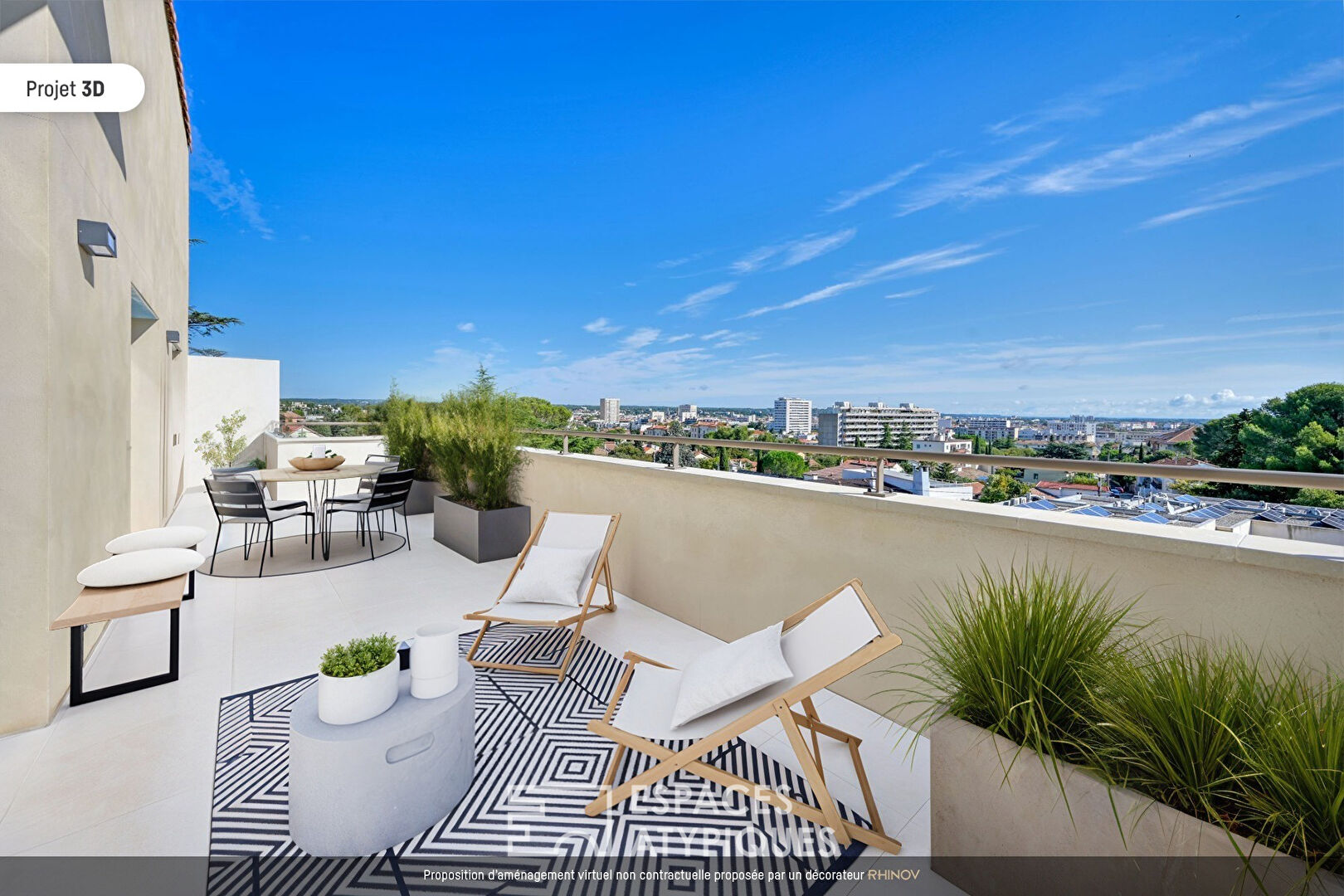 Appartement avec terrasse et vue panoramique