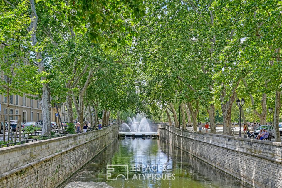 Prestigieux appartement quai de la Fontaine avec terrasse et garage