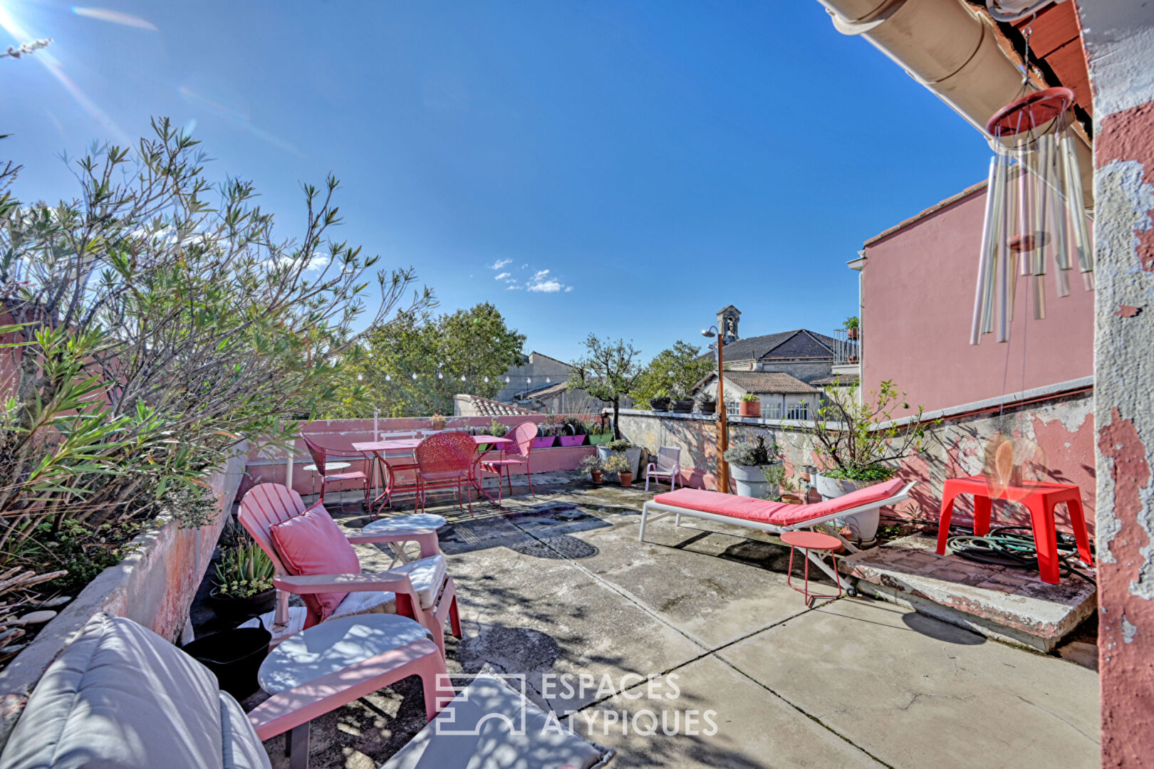 Appartement d’Artiste avec son toit terrasse