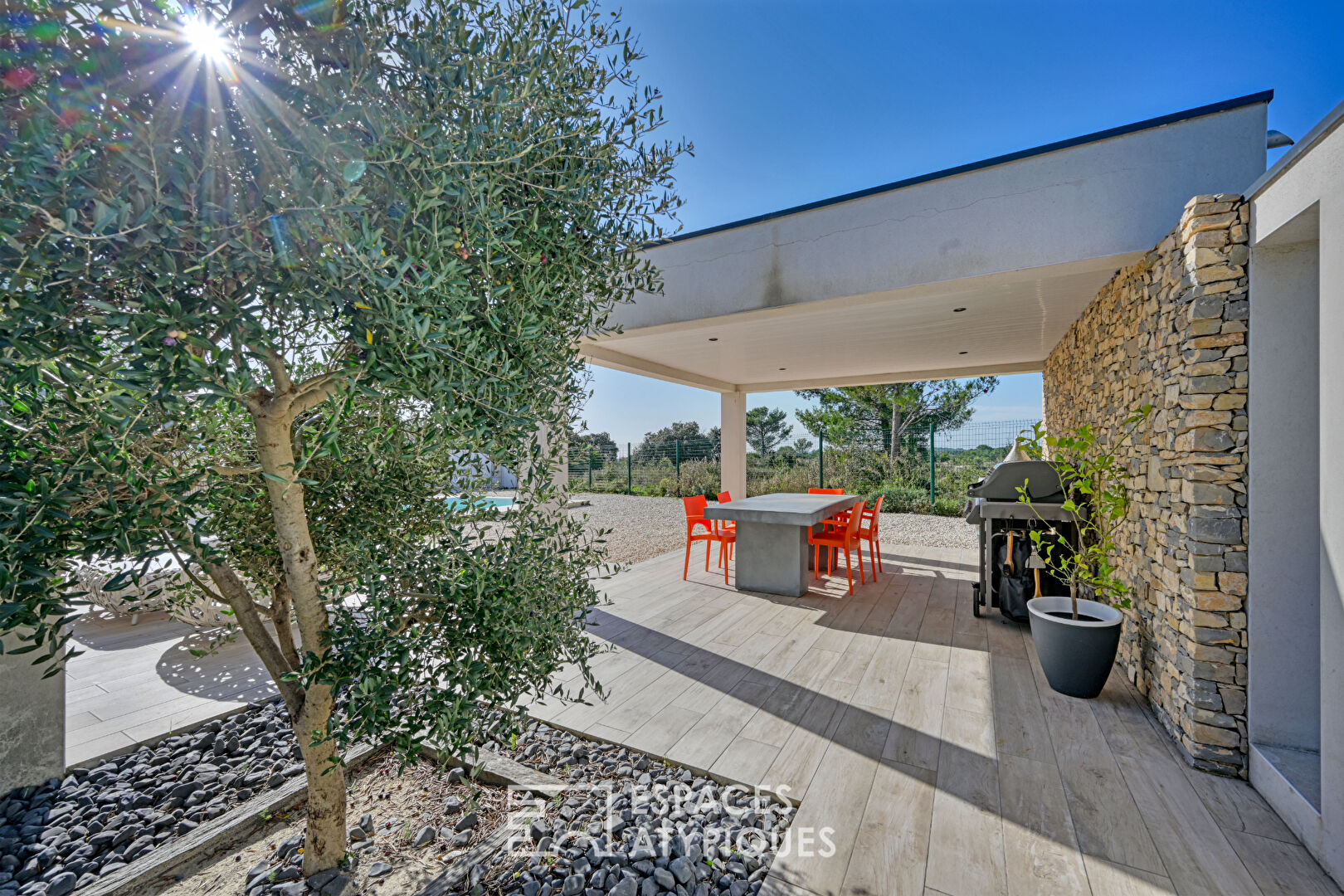 Villa contemporaine idéale avec piscine et jardin