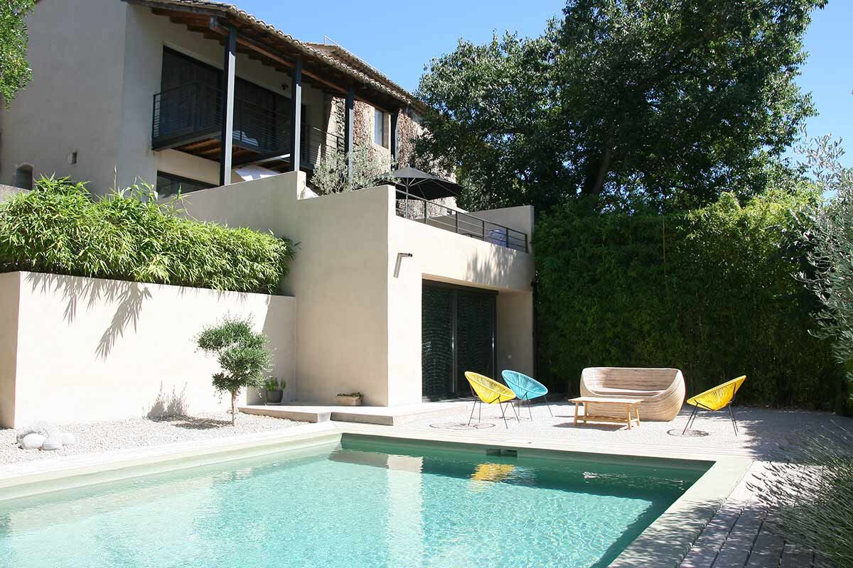 Perfect combination of authenticity and modernity with swimming pool and view