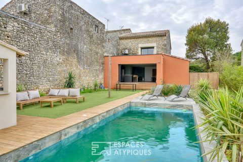 Unique renovated wine barn with swimming pool