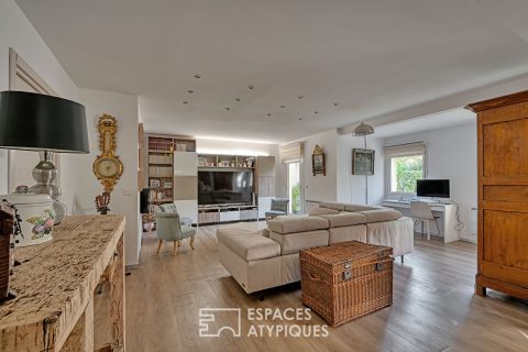 Spacieux appartement aux Jardins de la Fontaine à Nîmes avec jardin et garage