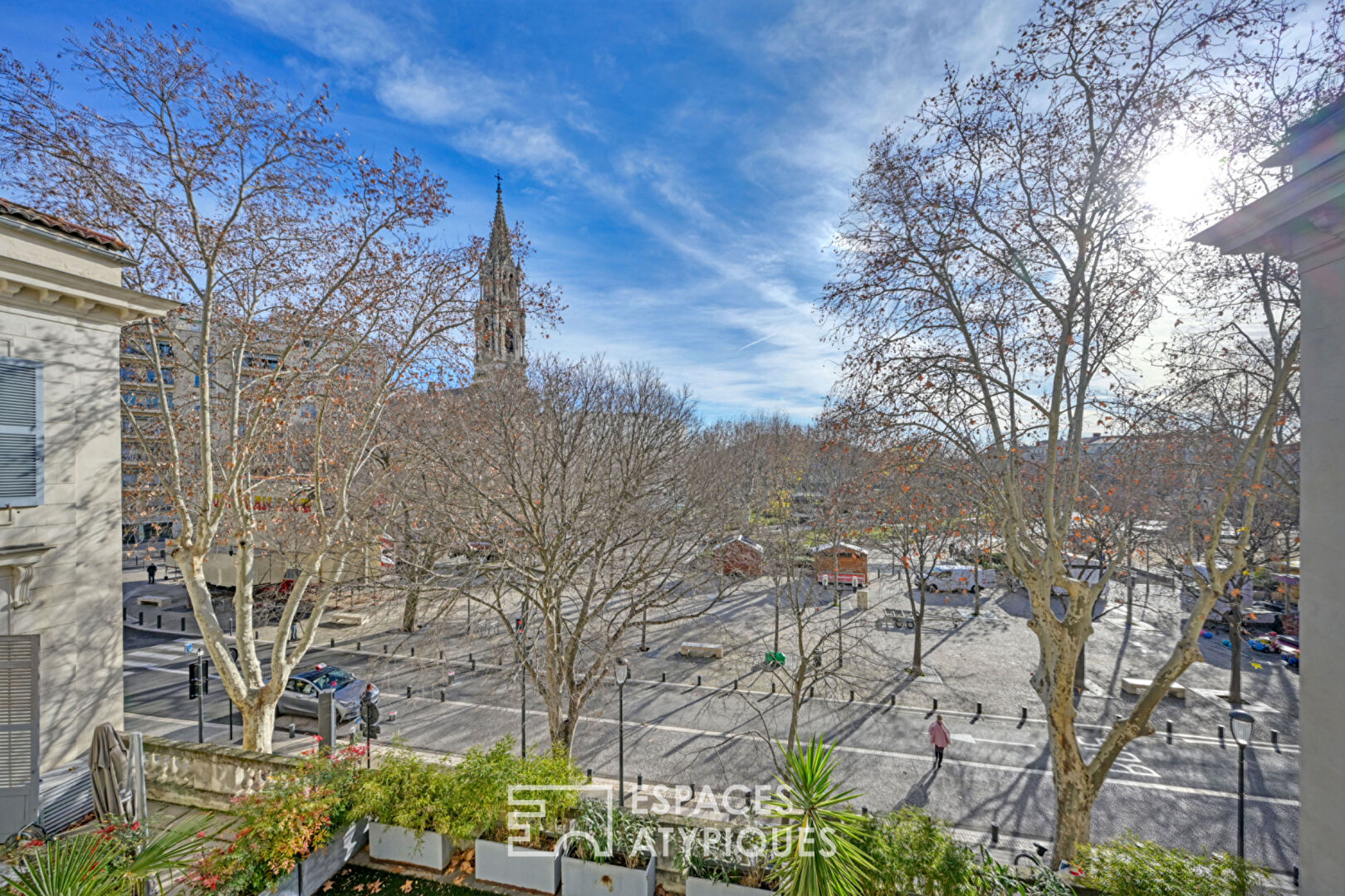 Haussmannien avec vue sur l’esplanade