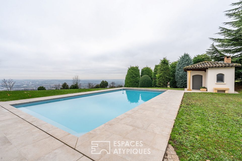 Villa avec vue sur le Mont-Blanc