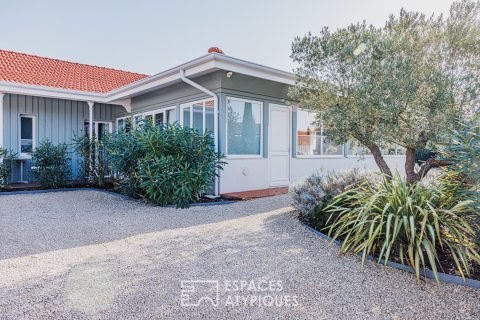 Villa esprit Cap Ferret au centre de la Teste