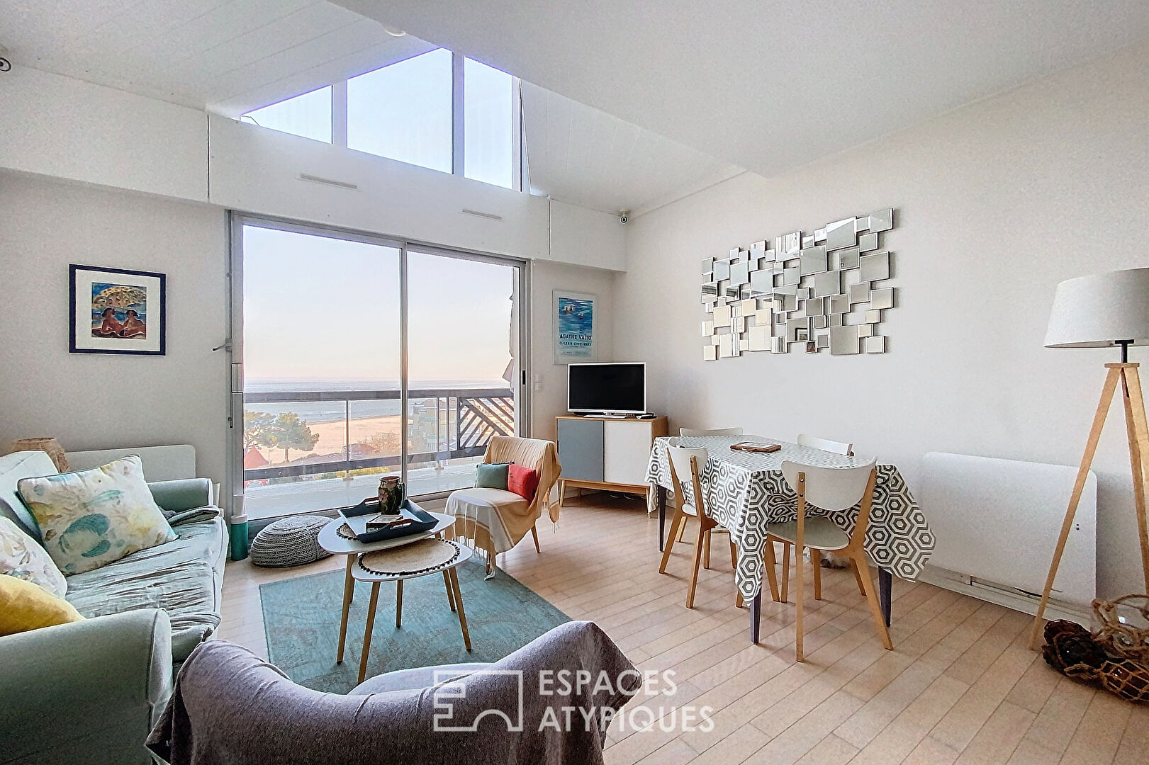 Bel appartement duplex avec vue bassin à Arcachon