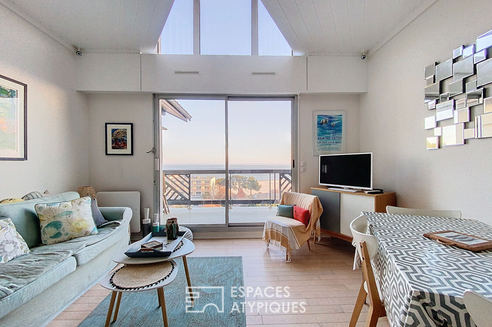 Bel appartement duplex avec vue bassin à Arcachon