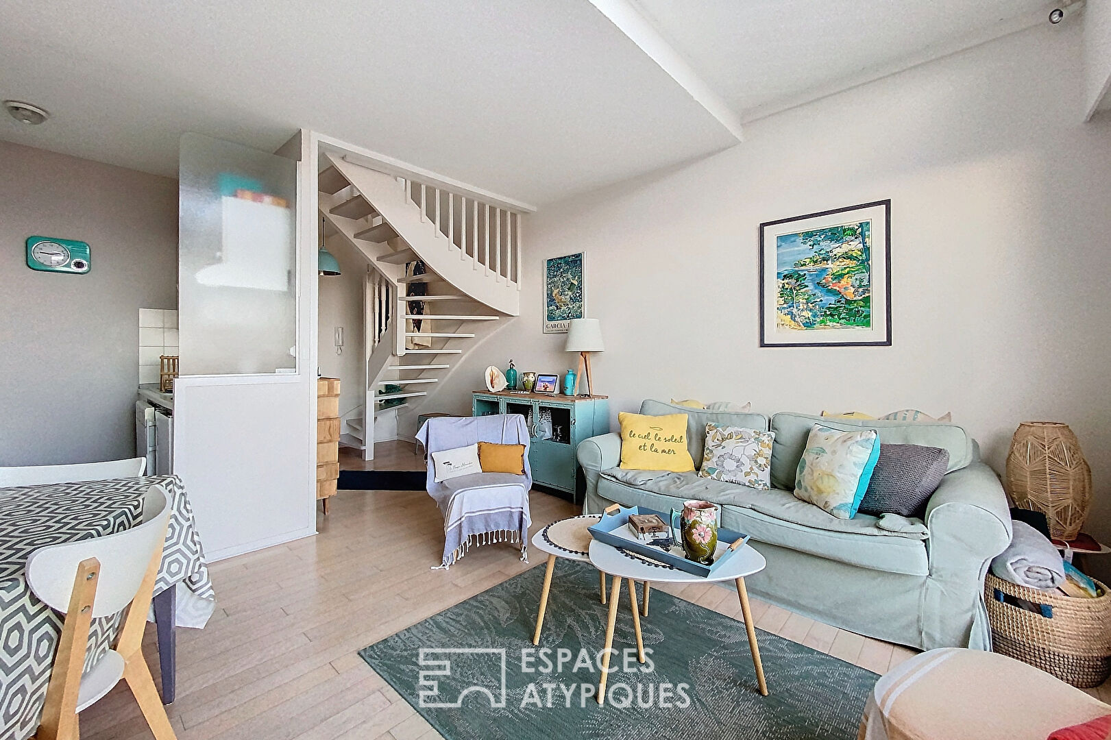 Bel appartement duplex avec vue bassin à Arcachon