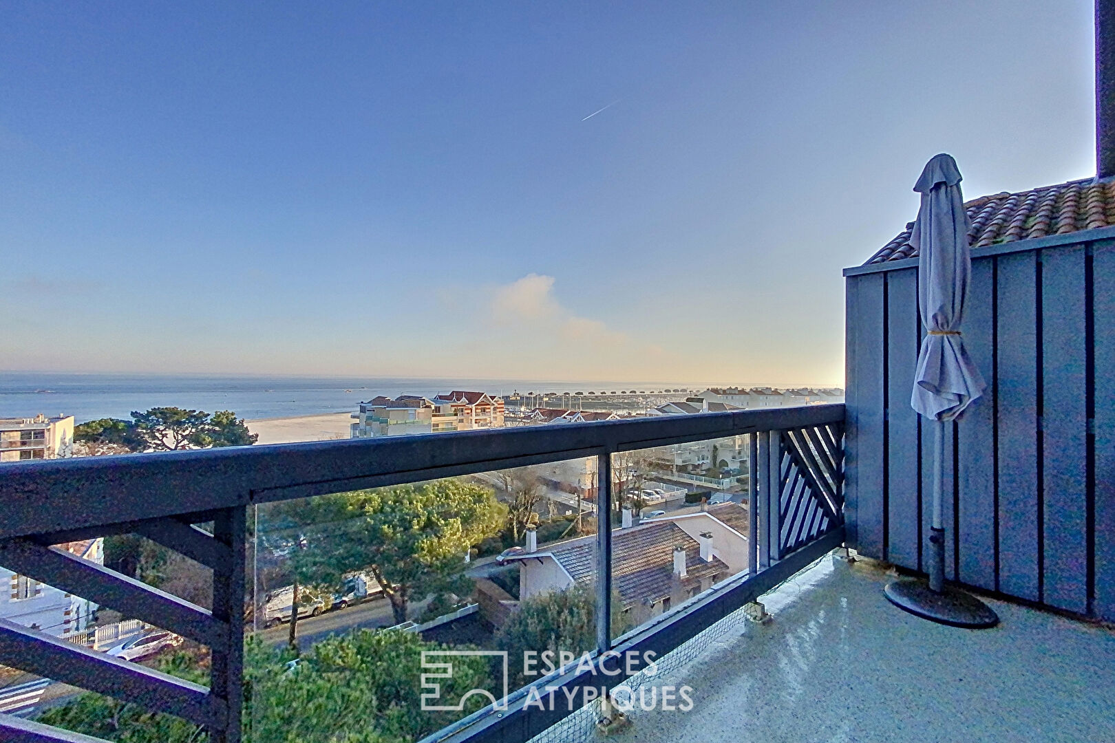 Bel appartement duplex avec vue bassin à Arcachon