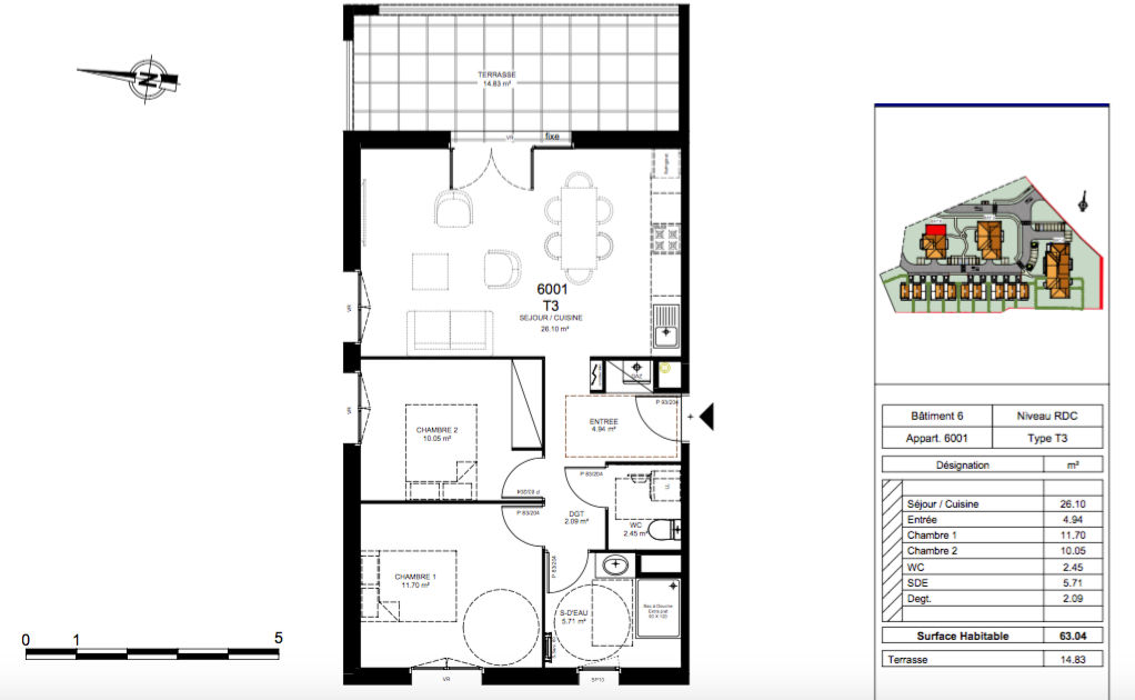 Appartement avec terrasse dans un parc boisé – Saint Paul les Dax –