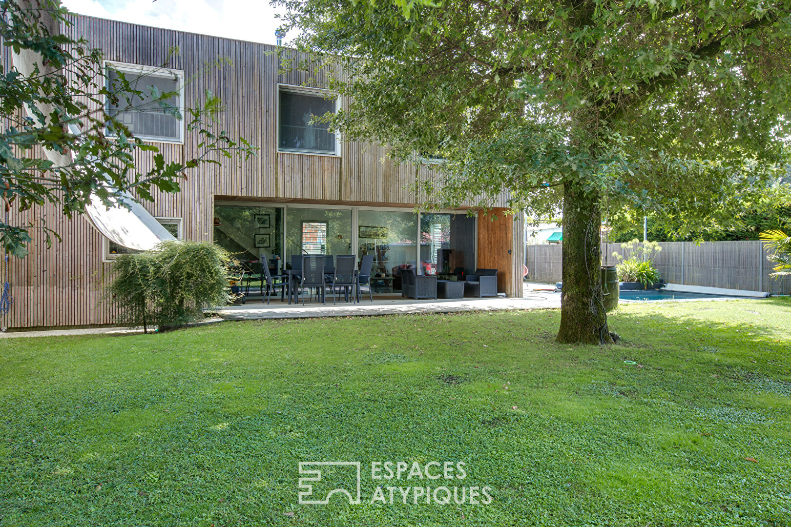 Architect-designed timber-framed house