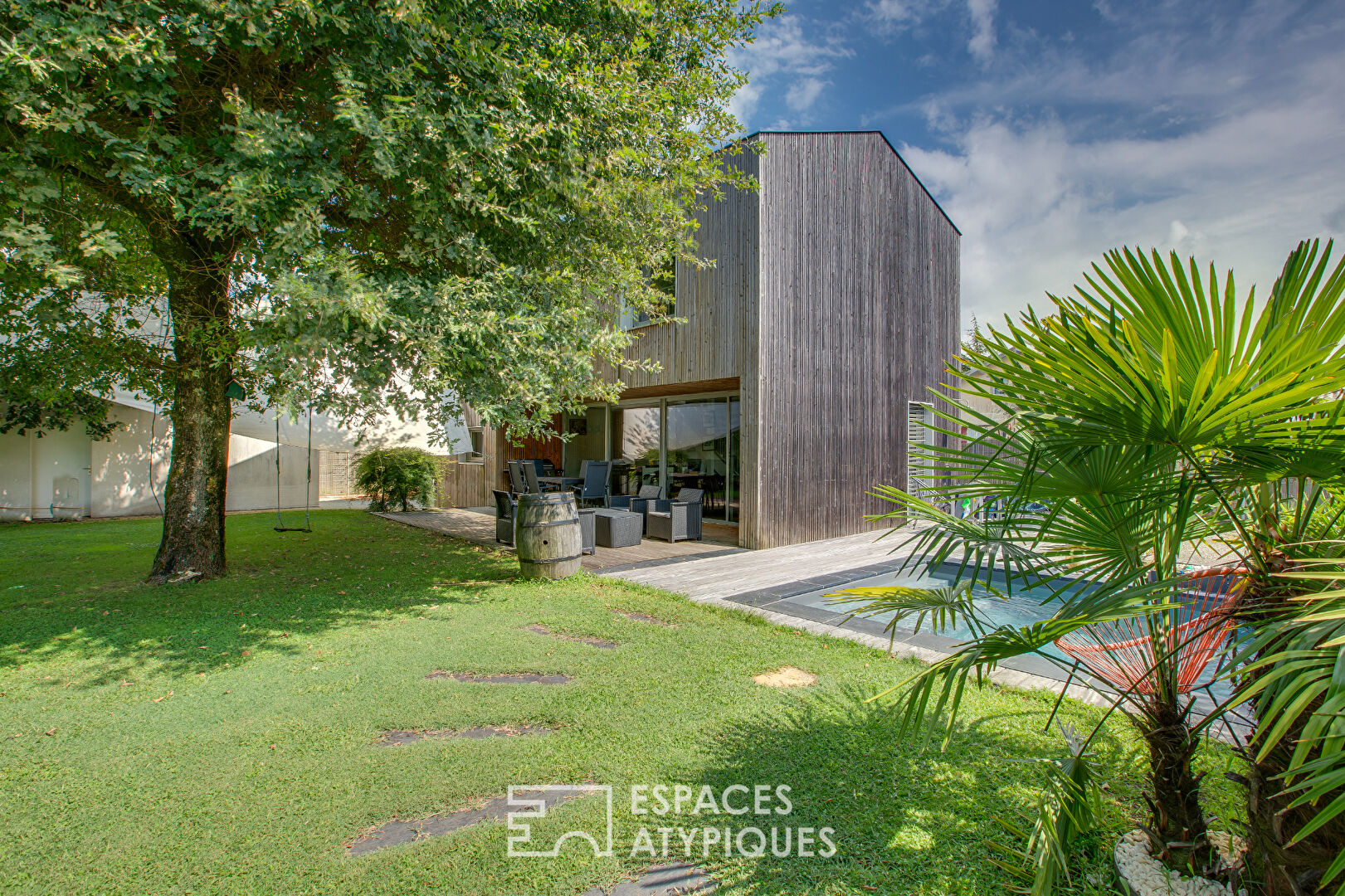 Architect-designed timber-framed house