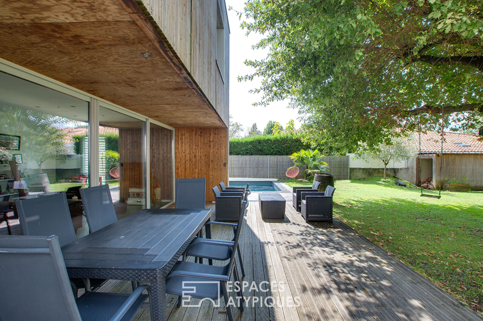 Architect-designed timber-framed house