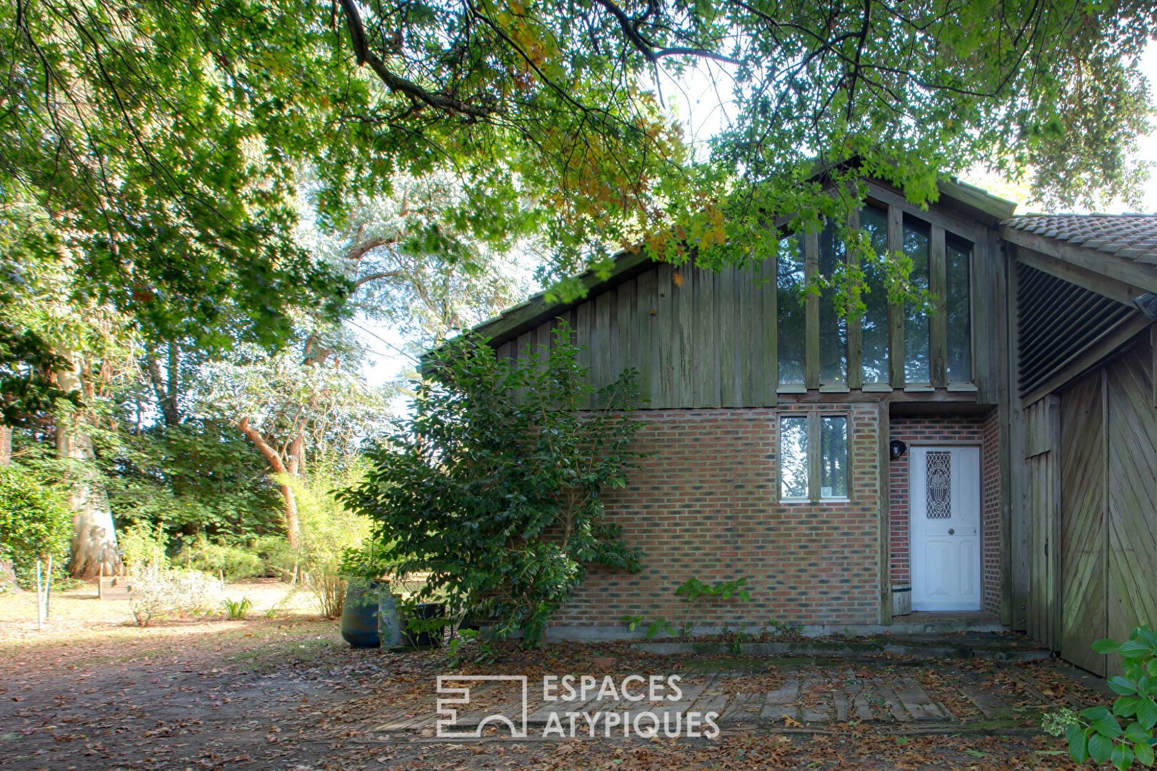 Maison d’architecte à ossature bois en pleine nature