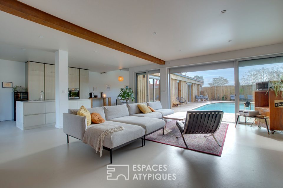 Villa contemporaine en coeur de village